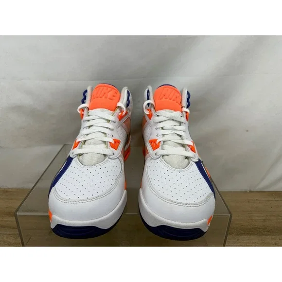 Nike Air Trainer SC High Bo Jackson White Orange Navy DV2212-100 Mens 8.5 - Picture 9 of 9